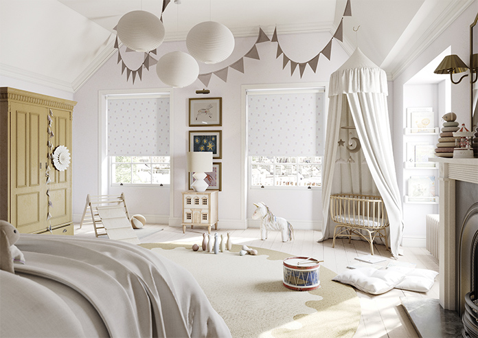 Merrily, Merry Small Violet - Roller Blind - Image 7